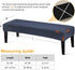 YISUN Jacquard Dining Bench Covers, Stretch Washable Removable Bench Slipcover, Rectangle Bench Seat Protector Cover for Dining Rooms, Living Room...
