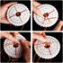 BILLIOTEAM 5 Pieces Braiding Disk Round Square Kumihimo Beading Cord Disc Braiding Braided Plate DIY Bracelet Loom Weaving Board (Round/Square Pla...