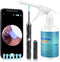 HD Visible Battery Powered Ear Wax Removal Kit, IP67 1080P Camera 6 LED Lights, Ear Irrigation Flushing System with Basin, WIFI Connection Mobile ...
