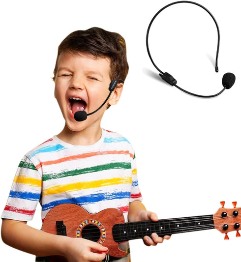 Fake Headset, Rockstar Costume Cosplay Accessories for Men and Women, Hippie Singer Headphone Props Birthday Party Supplies Halloween for Kids and...