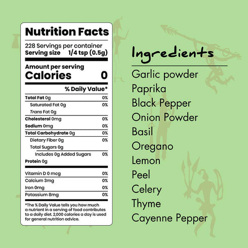 Paleo Powder All Purpose Salt Free Herb Seasoning....