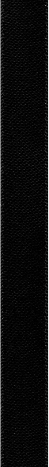 Double Face Satin Ribbon, 20 Yards, Black...