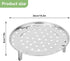 10in Steamer Rack, Stainless Steel Canning Rack Cooking Food Steaming Tray Steam Basket Wok Steamer Rack for Pressure Cooker Stainless Pots Wok (2...