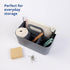 BLUE GINKGO Multipurpose Caddy Organizer - Stackable Plastic Caddy with Handle | Desk, Makeup, Dorm Caddy, Classroom Art Organizers (Made in Korea...