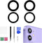 2 Sets for iPhone 12 OEM Rear Camera Lens with Dual-Sided Adhesive Replacement for iPhone 12 Mini Rear Camera Lens for iPhone12 with Repair Kit Fi...