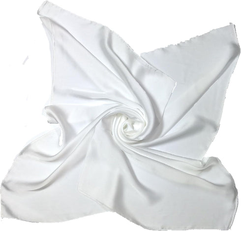 Shanlin Silk Feel Pattern Square Scarves 27" X 27"...