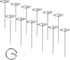 12Pcs Circle Top Landscape Staples 8 inch Garden Stakes Ground Cover Fabric Stakes for Fixing Outside Patio Rugs Tarps Tents, Camper Must Haves...