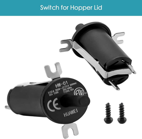 Hopper Lid/Door Switch Kit, Replacement Part for Masterbuilt Gravity Series 560/800/1050 XL Digital Charcoal Grill + Smokers, 1 pc Hopper Lid/Door...