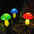 Outdoor Solar Mushroom Lights LED Solar Garden Decor Stake Lights, 8 Lighting Modes Solar Yard Ornament Lights, Outdoor Waterproof Solar Lights fo...