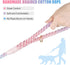 5 FT Dog Leash Handmade Braided Rope Dog Leash for Small Medium and Large Dogs, Colorful Macaron...