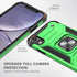 HNHYGETE for iPhone XR Case: iPhone XR phone case with Screen Protector: (Heavy Duty) Military Grade 360° Rotatable Kickstand Shockproof Protectiv...