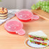 2 sets Microwave Egg Cooker,1 Minute Fast Egg Hamburg Omelet Maker Kitchen Cooking Tool(Red and clear)...