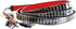 Teguangmei 48 Inchs Truck Tailgate Light Bar Triple-Row Truck Tail Light Strip Super Bright LED Red/White/Amber Running Turn Signal Brake Reverse ...