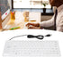 Roll-up Silicone Keyboard, Fully Sealed Silent Soft Keyboard Lightweight Portable USB Wired Keyboard 85 Keys Foldable Waterproof Flexible Keyboard...