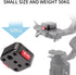 Quick Release Plate Kit QR Plate Camera Mount Adapter, Quick Release System with 1/4 Inch Screw for DSLR/Cameras/Tripod/Monopod/Slider/Handheld Gi...