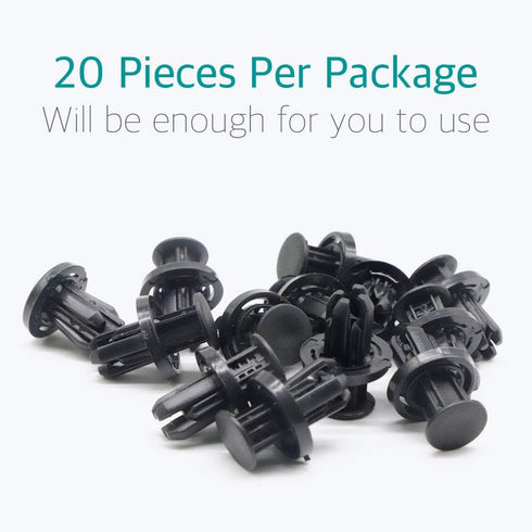 Lantee 20 Pcs Bumper and Wheel Well Liner Push-Type Retainer Clips for Honda & Acura 91505-TM8-003...