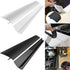 MSDADA 2 Pcs Silicone Stove Counter Gap Cover, Kitchen Counter Gap Anti-Slip Filler for Seals Spills Between Counter, Stovetop, Oven, Washing Machine (25 Inches, Clear?