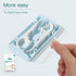 Blue Poratbel Travel Floss Pick Case,10 Count in Box,Ultra-Light Reusable Floss Dispenser,Super Portable for Everywhere,No Break No Shred Toothpic...