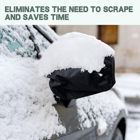2PCS Car Side Mirror Snow Cover, Side View Mirror Cover, Automobile Mirror Protector with Drawstrings, Waterproof Auto Rear View Protection, Car M...