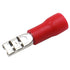 Baomain 0.11" Red Female Insulated Spade Wire Connector Electrical Crimp Terminal 18-22 AWG 2.8 x 0.5mm (200PCS)...