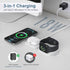 3 in 1 Magnetic Foldable Wireless Charger, Ankilo Wireless Charging Station for Travel, Compatible with iPhone 15/14//13/12, Apple Watch, AirPods ...