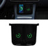 Center Console Wireless Charger Anti-Slip Silicone Mat, Waterproof Phone Pad for Wireless Charging, Car Interior Accessories Universal for Model 3...