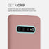 kwmobile Case Compatible with Samsung Galaxy S10 Plus / S10+ Case - TPU Silicone Phone Cover with Soft Finish - Winter Rose...