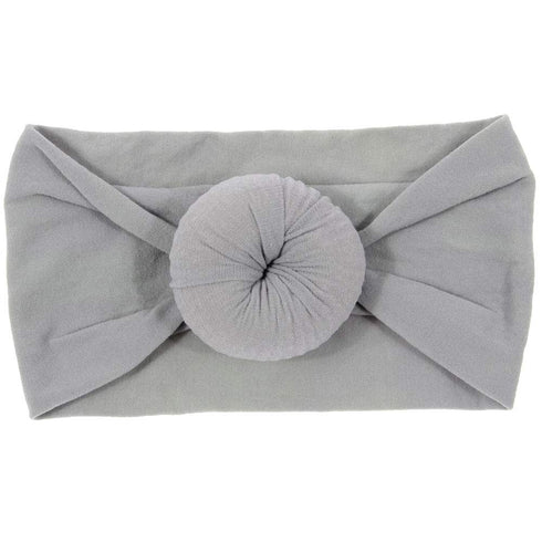 6 Pack Cute Toddler Baby Girls Elastic Soft Nylon Headwraps Infant Knot Bow Headband Turban (Set 2)...