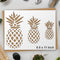 Pineapple Stencil Template - Ideal for Painting on Walls, Wood, and Crafts - 8.5 x 11 Inch DIY Arts and Crafts Projects - LIONX...