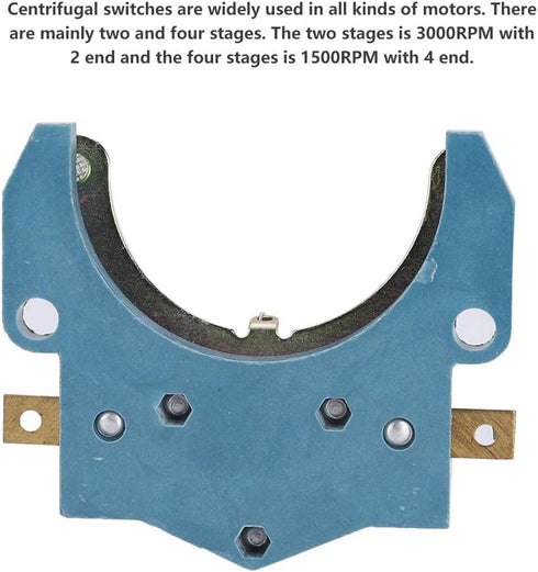Garosa Motor Centrifugal Switch for Single Phase Induction Motor L19-304P Electric Motor Rotating Centrifugal Switch Replacement for Machines Stit...