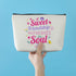 Funny Sister Gifts Makeup Bag Sister Birthday Gift Ideas, Sister Gifts from Sisters Brother Makeup Zipper Pouch Bag, Graduation Thank You Gifts Ch...