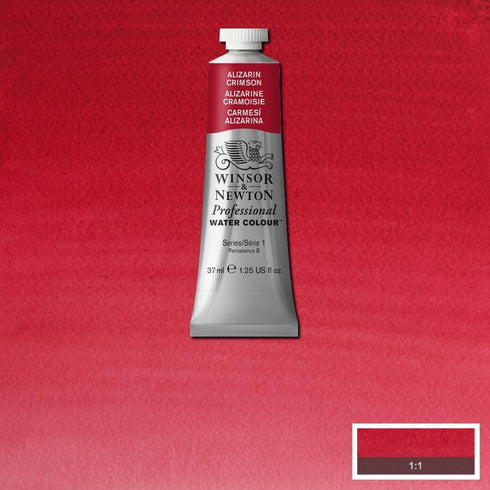 Winsor & Newton Professional Water Colour Paint, 1.25-oz Tube, Alizarin Crimson...