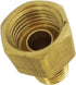 Brass Inverted Flare Fitting, Brake Line Adapter, Male Connector, 3/16" Tube OD x 1/8" NPT Male, 5pcs...