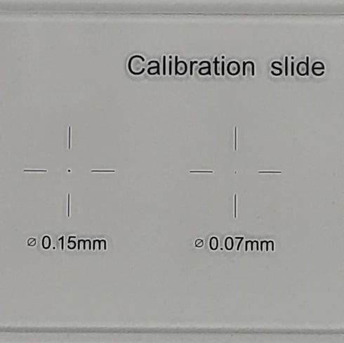 High Precision Ocular Micrometer Microscope Stage Micrometer Calibration Slide with 5-Scales and 0.01mm Multifunctional Reticle Calibrating Ruler...