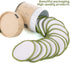 20 Pack Reusable Makeup Remover Pads Bamboo Reusable Cotton Rounds Organic Cotton Pads for Face Facial Cleansing Wipes with Washable Laundry Bag (...