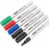 ZEYAR Permanent Marker Pens, Extra Fine Tip(1mm), Waterproof & Smear Proof ink, Aluminum Barrel, Quick Drying(3 Black, 1 Red, 1 Green, 1 Blue)...