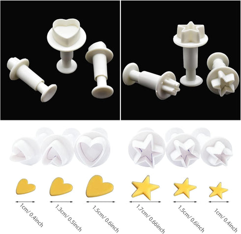 312 PCS Polymer Clay Cutters Set, 24 Shapes Clay Earring Cutters with Earrings Accessories, Clay Pattern Cutting Molds, Plastic Clay Cutters for P...