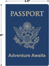 Beistle Set of 8 Around The World Passports, Global Adventure Travel Party Favors, Made In USA Since 1900...