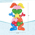 LovesTown Rabbit Wooden Puzzles, 26PCS Alphabet and Number Building Blocks Wood Jigsaw Puzzle for Kids Preschool...