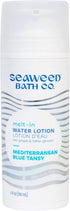 Seaweed Bath Co. Melt-in Water Lotion, Mediterranean Blue Tansy Scent, 4 Ounce, Sustainably Harvested Seaweed, Sea Grape, Beta-Glucan...