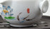 Liang baobao Convenient Teapot Cup Porcelain Teacup White Glazed Travel tea set (Lotus)...