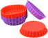 FUNBAKY Silicone Quiche Pan, Mini Pie Pan Non-stick Round Silicone Baking Molds 10 Packs...