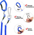 HERCULES M4 Fishing Lanyard, Fishing Pole Tether, Kayak Paddle Leash, Heavy Duty Retractable Coiled Lanyard for Fishing, Rods, Pliers, Boating, Pa...