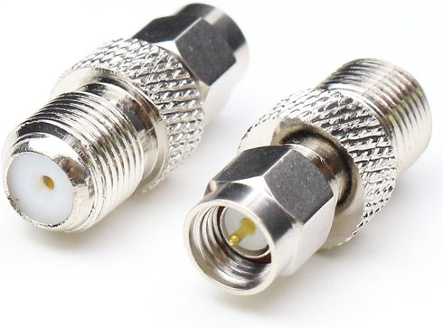 SMA Male to F Female Connector, SMA to F type Coax Adapter 2Packs...