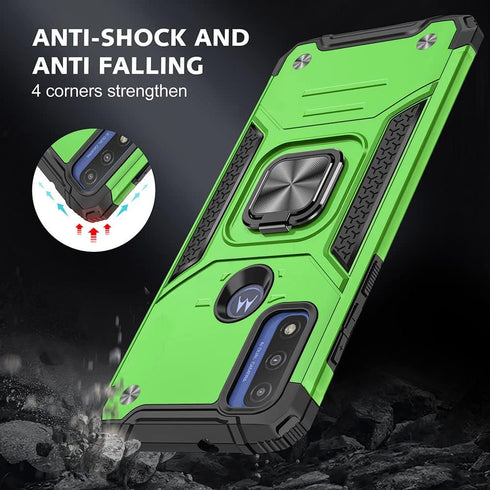 for Moto G Pure Case, Moto G Power 2022 Case, 360°Military Grade Rotatable Kickstand (Heavy Duty) Shockproof Protective Cases for Moto G Pure/Moto...