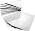 Marsui 8 Pieces Shatter Proof Plastic Mirror Craft 4 x 6 Inch Small Mirror Tiles Bulk with Soft Round Corners Double Sided Protective Film Reflect...
