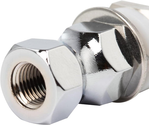 Heavy Duty SO-239 Stud Mount for CB Radio Antenna Standard 3/8 x 24 Threaded Antenna Stud Mount Adapter CB SO239 Stud Mount for Any 1/2" Hole(2 Pa...