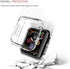 HANKN 2 Pack Clear Case for Apple Watch Series 9 8 7 45mm / Series 6 5 4 Se 44mm Case, Soft TPU Cover Shell Shockproof Iwatch Bumper [No Front Scr...