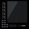 Fish Tank Divider Black 10 Gallon/20-Gal (extra high) Aquarium Divider with Suction Cups Accessories...