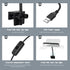 Boxtech Fish Tank Led Light, Small Aquarium Clip On Light, 8W White Led Clamp Light, 4.53 Inch USB Full Spectrum Planted Light for 3 to 6 Gallon T...
